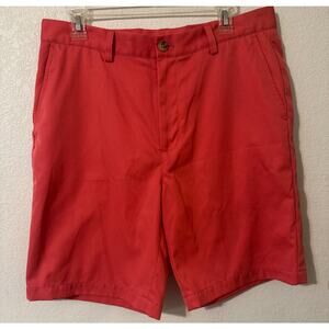 Vineyard Vines Men's‎ Performance Shorts Coral size 33 Polyester 8" inseam